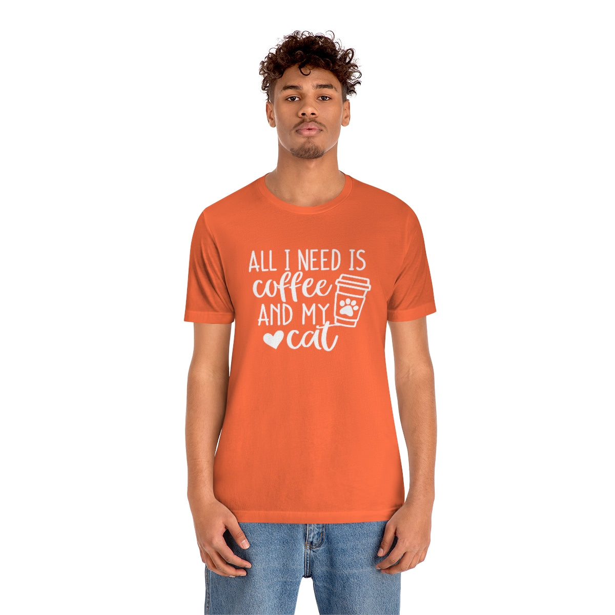 P- All I Need is Coffee and My Cat Tee
