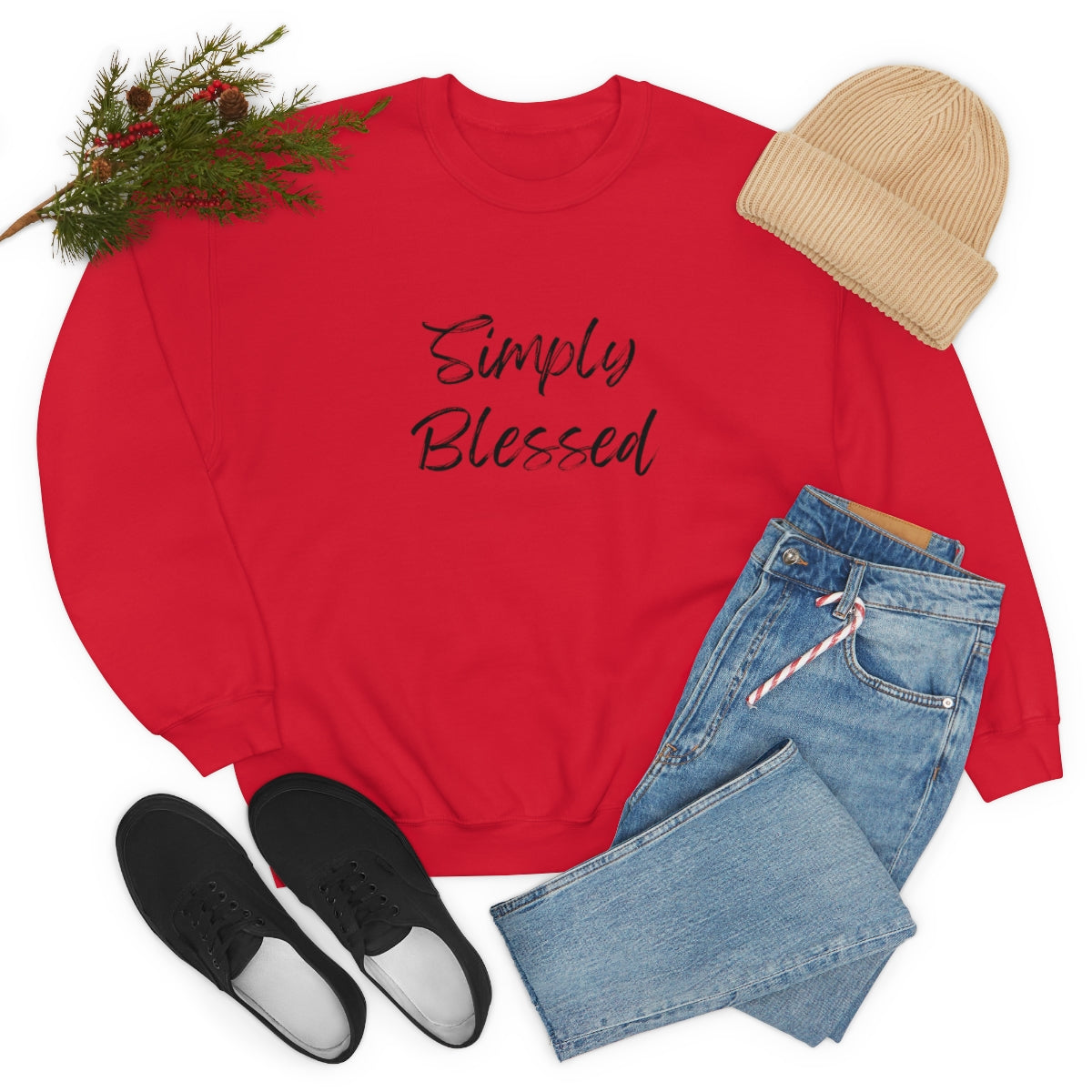 C- Simply Blessed Crewneck Sweatshirt