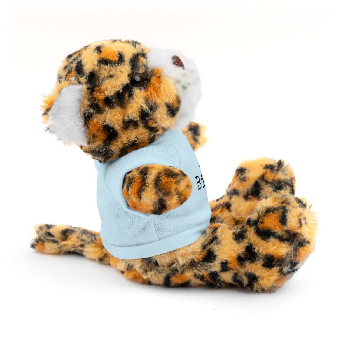 SA- Happy Birthday Black Font Stuffed Animals with Tee