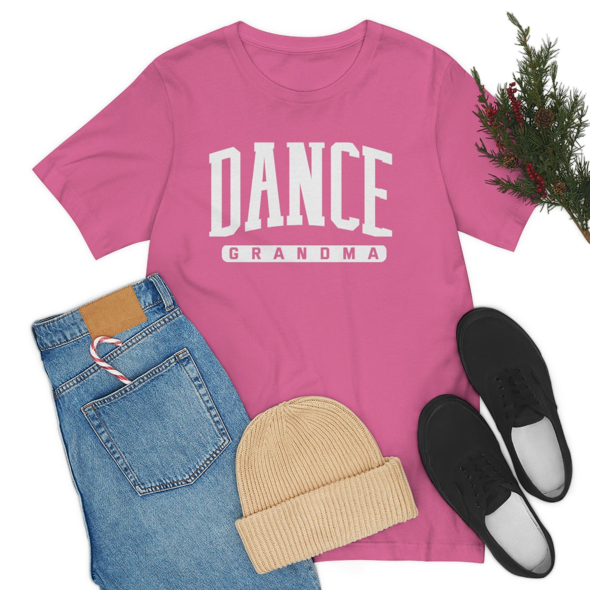 D- Dance Grandma White Font Tee