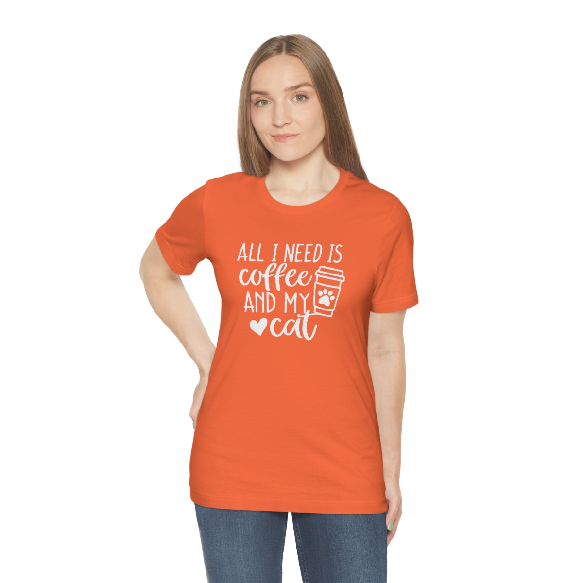 P- All I Need is Coffee and My Cat Tee