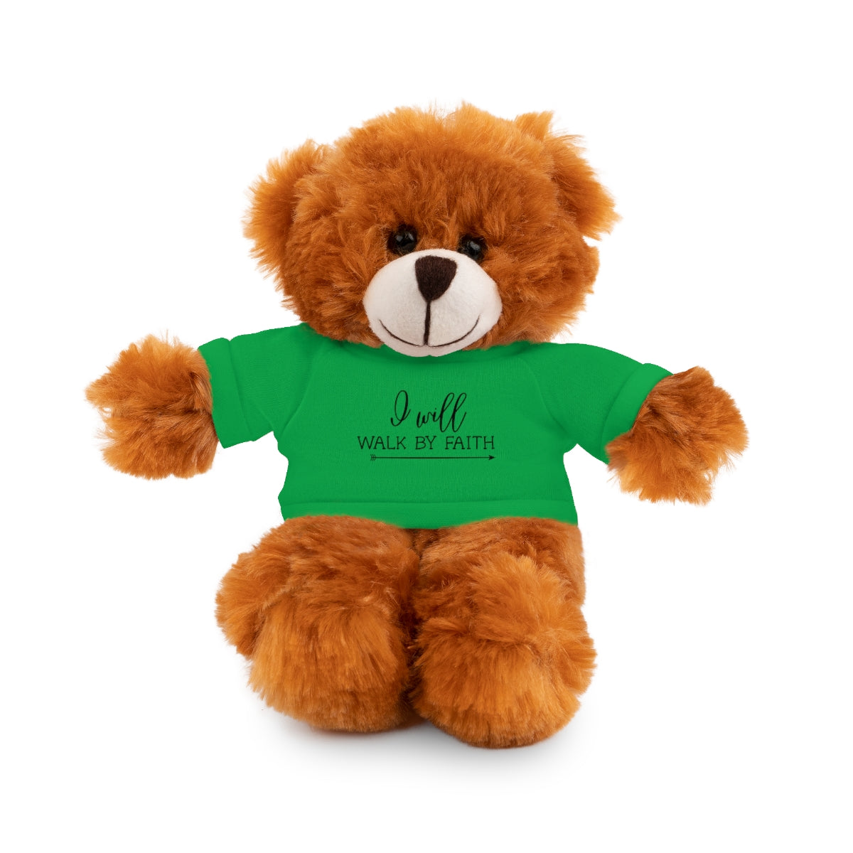 C- I Will Walk By Faith Stuffed Animals with Tee