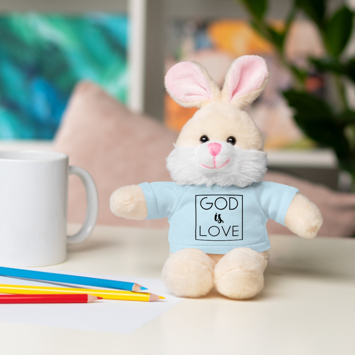 C- God Is Love Stuffed Animals with Tee