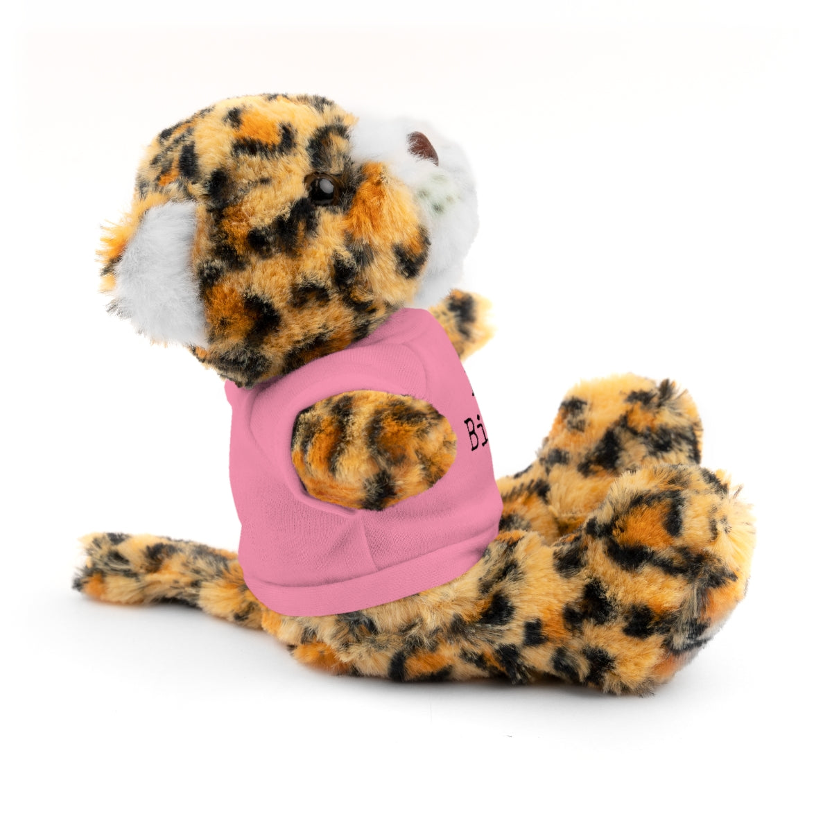 SA- Happy Birthday Black Font Stuffed Animals with Tee