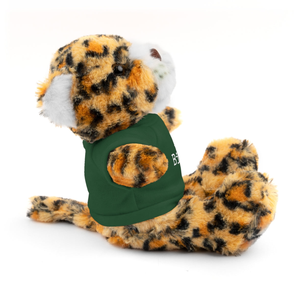 SA- Happy Birthday White Font Stuffed Animals with Tee