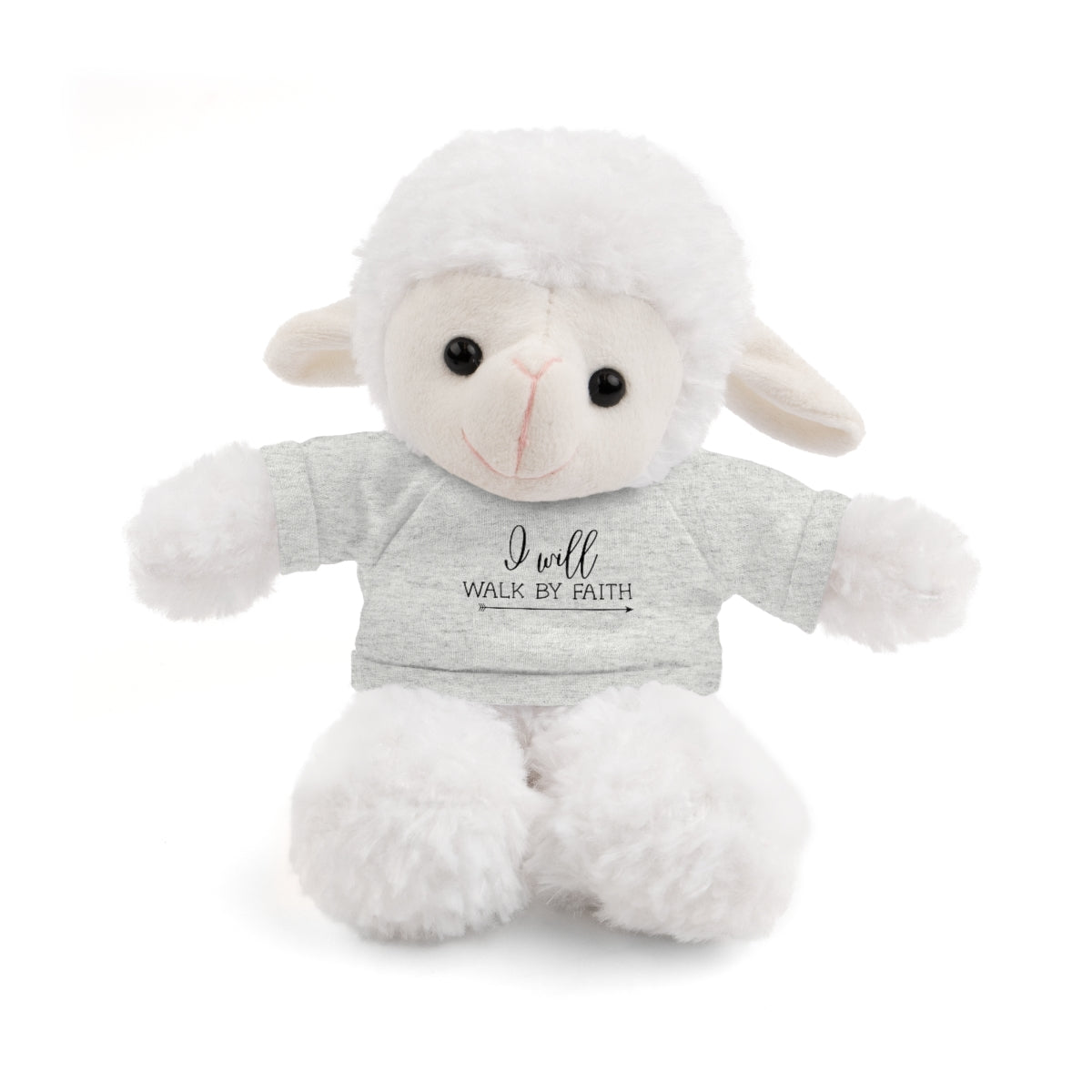 C- I Will Walk By Faith Stuffed Animals with Tee