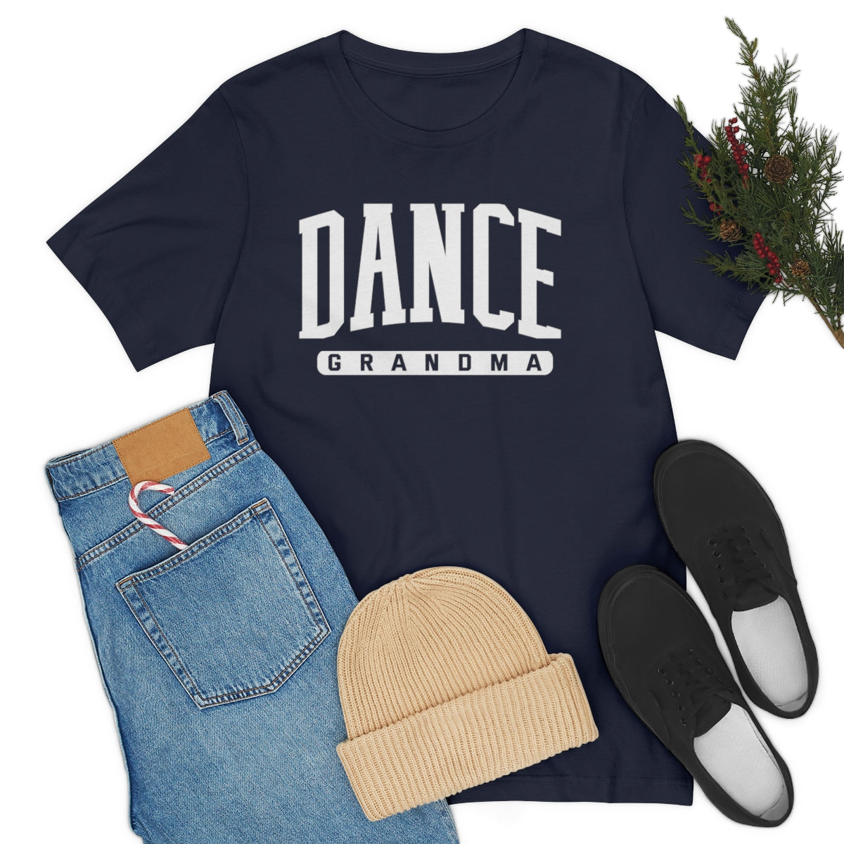D- Dance Grandma White Font Tee