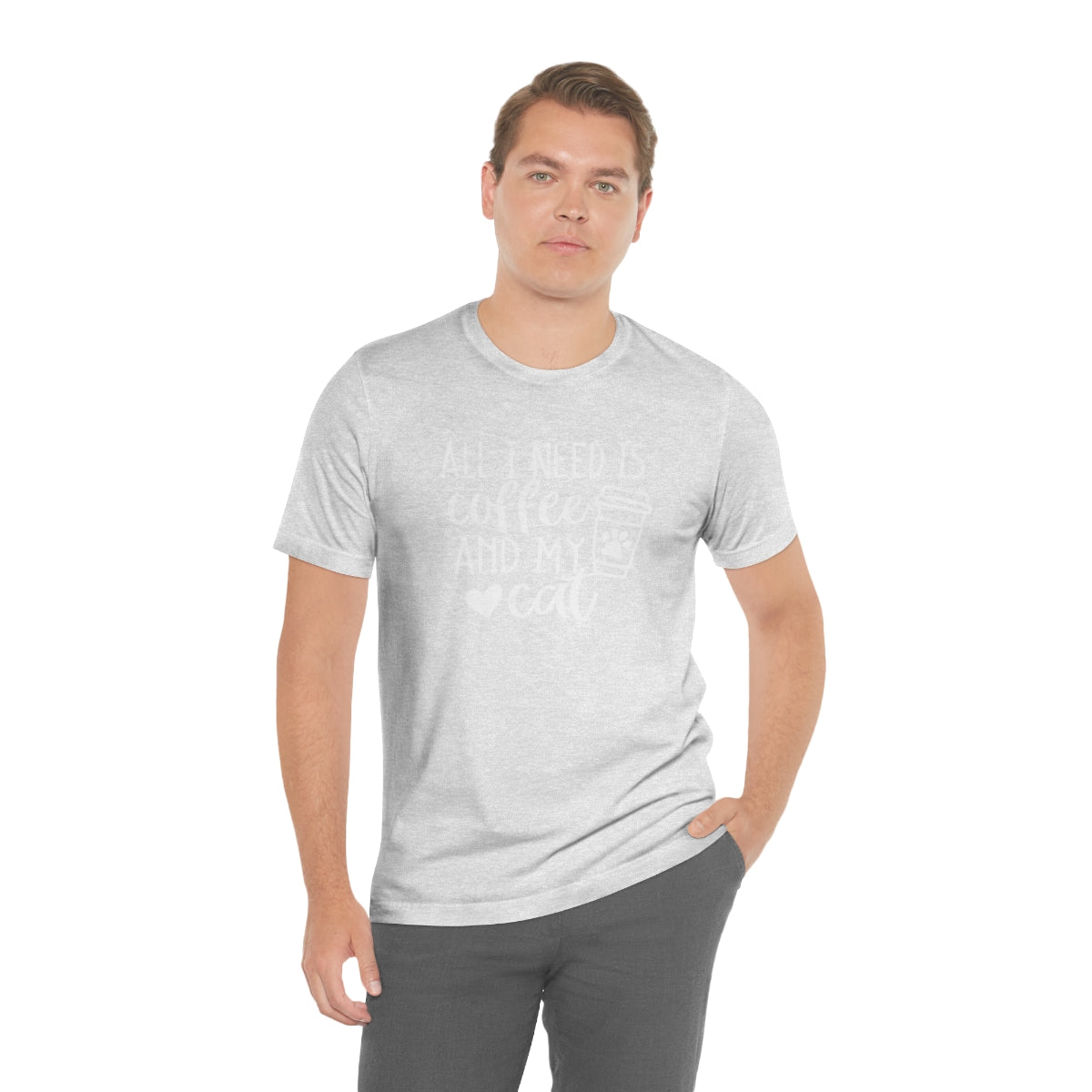 P- All I Need is Coffee and My Cat Tee