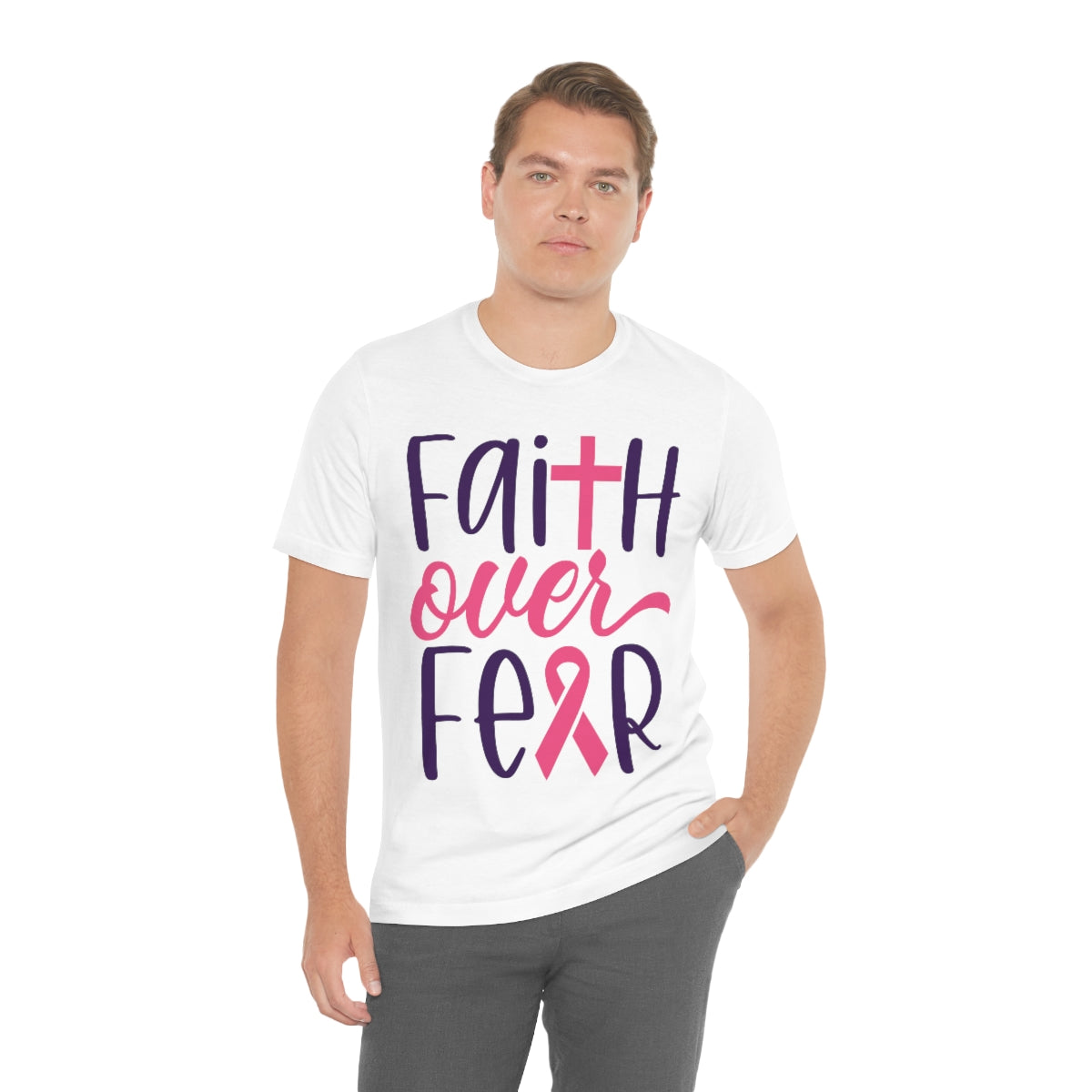CAN- Faith Over Fear Cancer  Tee
