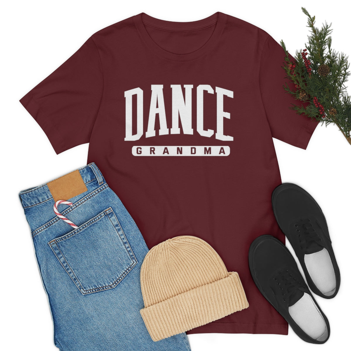 D- Dance Grandma White Font Tee