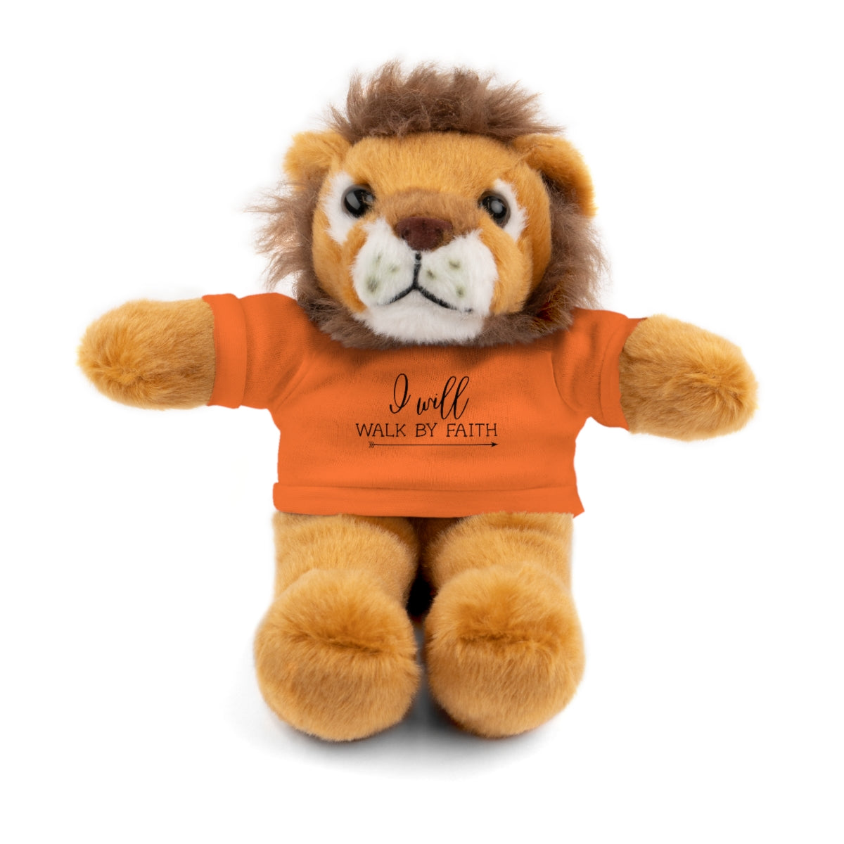 C- I Will Walk By Faith Stuffed Animals with Tee