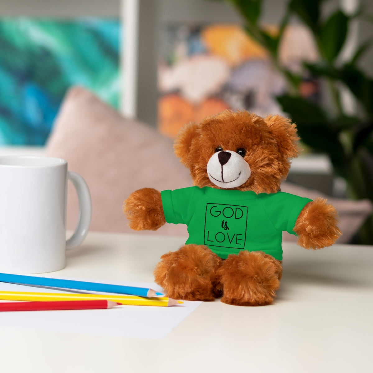 C- God Is Love Stuffed Animals with Tee