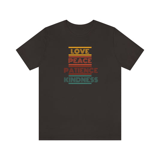C- Love Peace Patience Tee