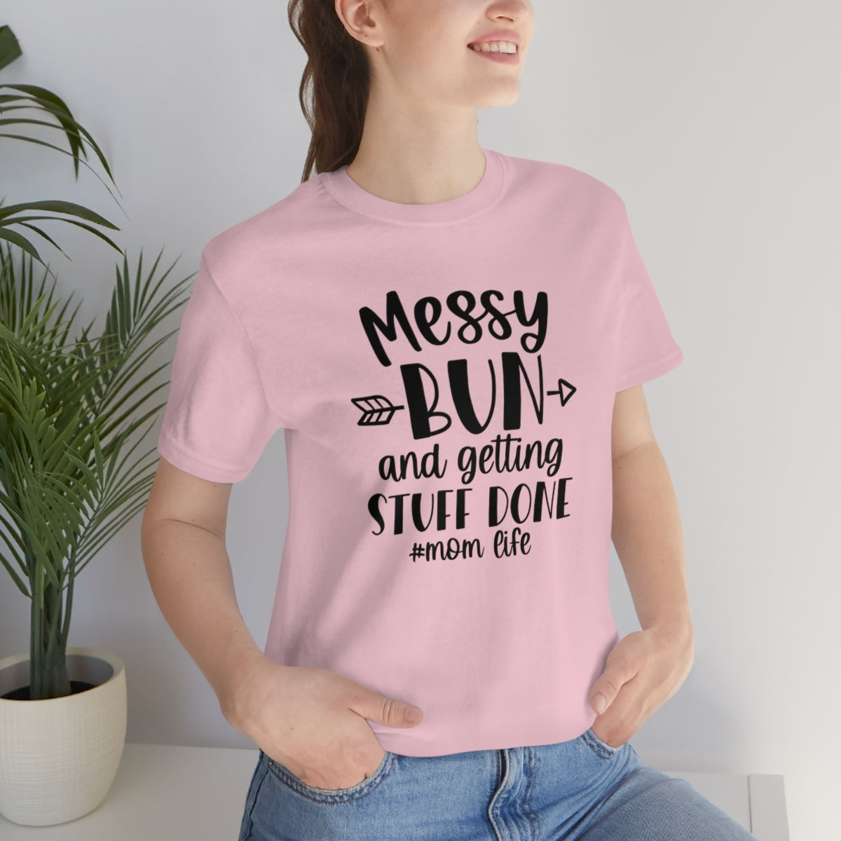 M- Messy Bun Tee