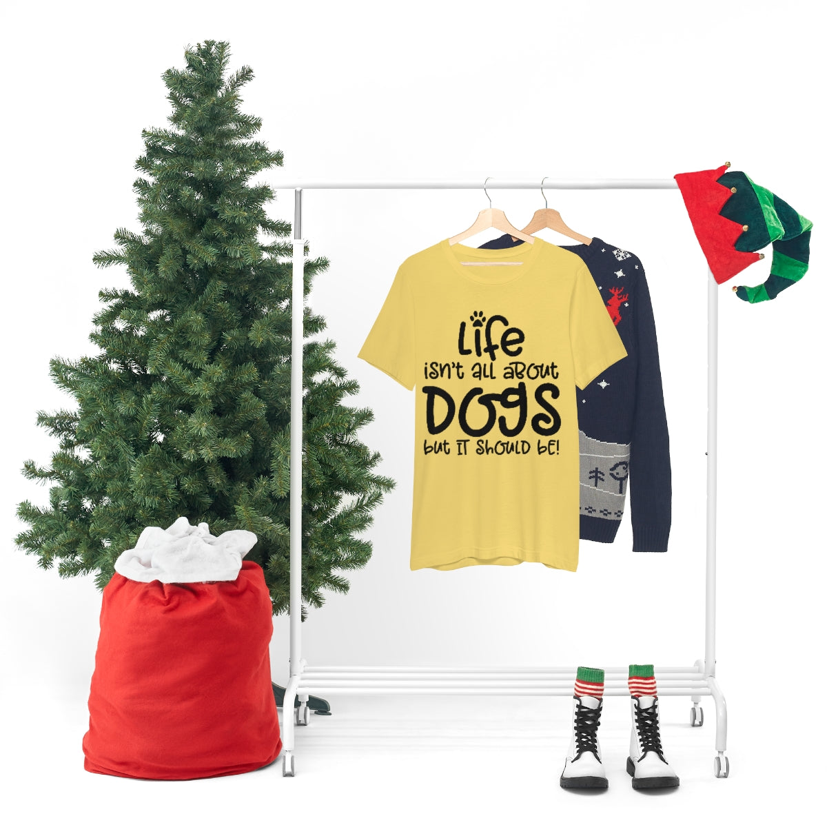 P- Life Isn't All About Dogs Tee