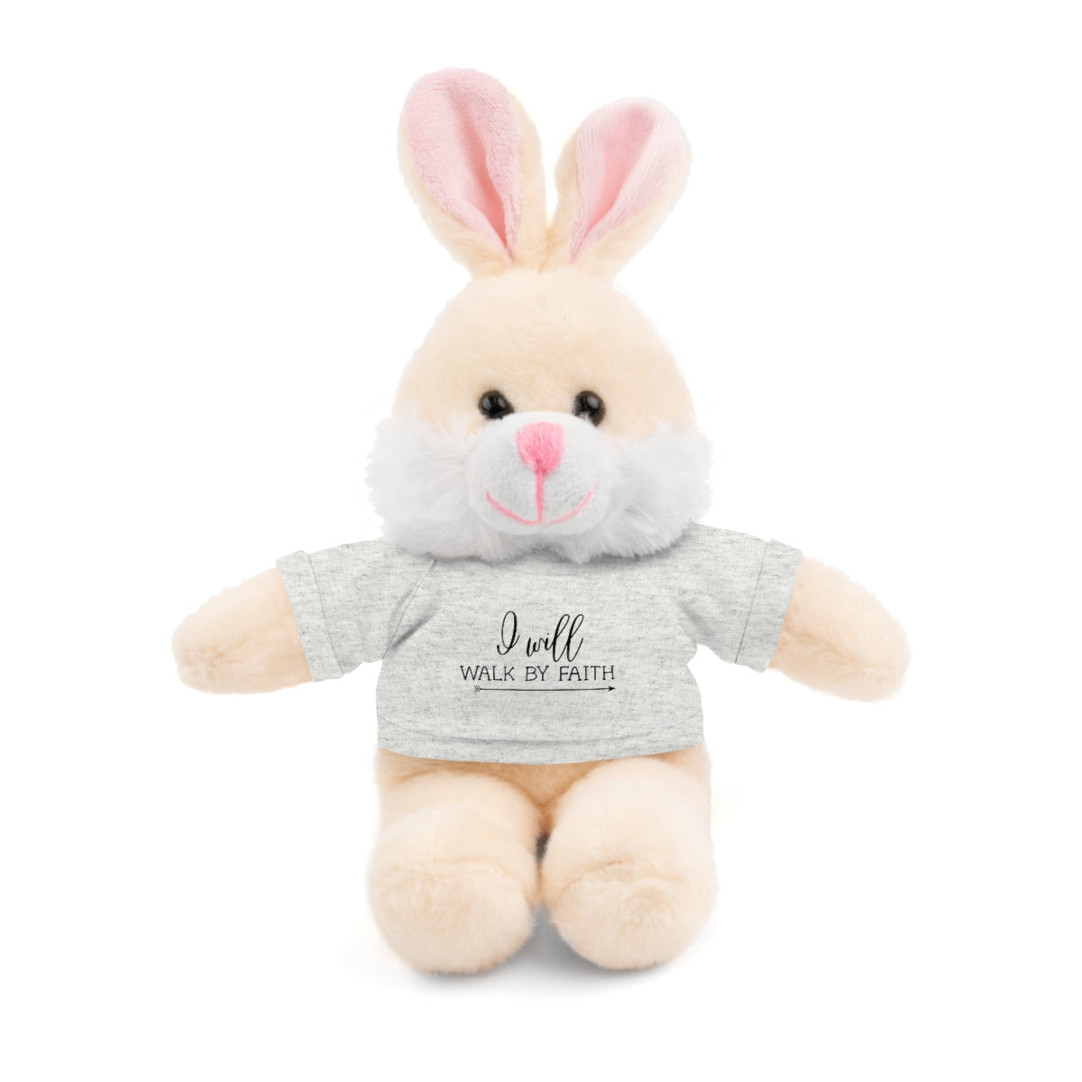 C- I Will Walk By Faith Stuffed Animals with Tee