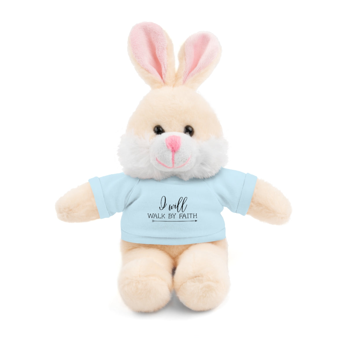 C- I Will Walk By Faith Stuffed Animals with Tee