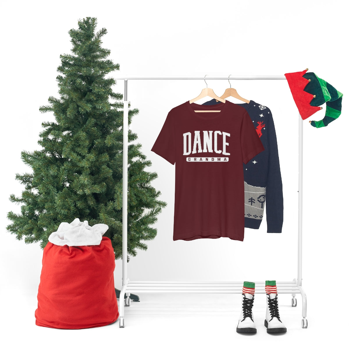 D- Dance Grandma White Font Tee