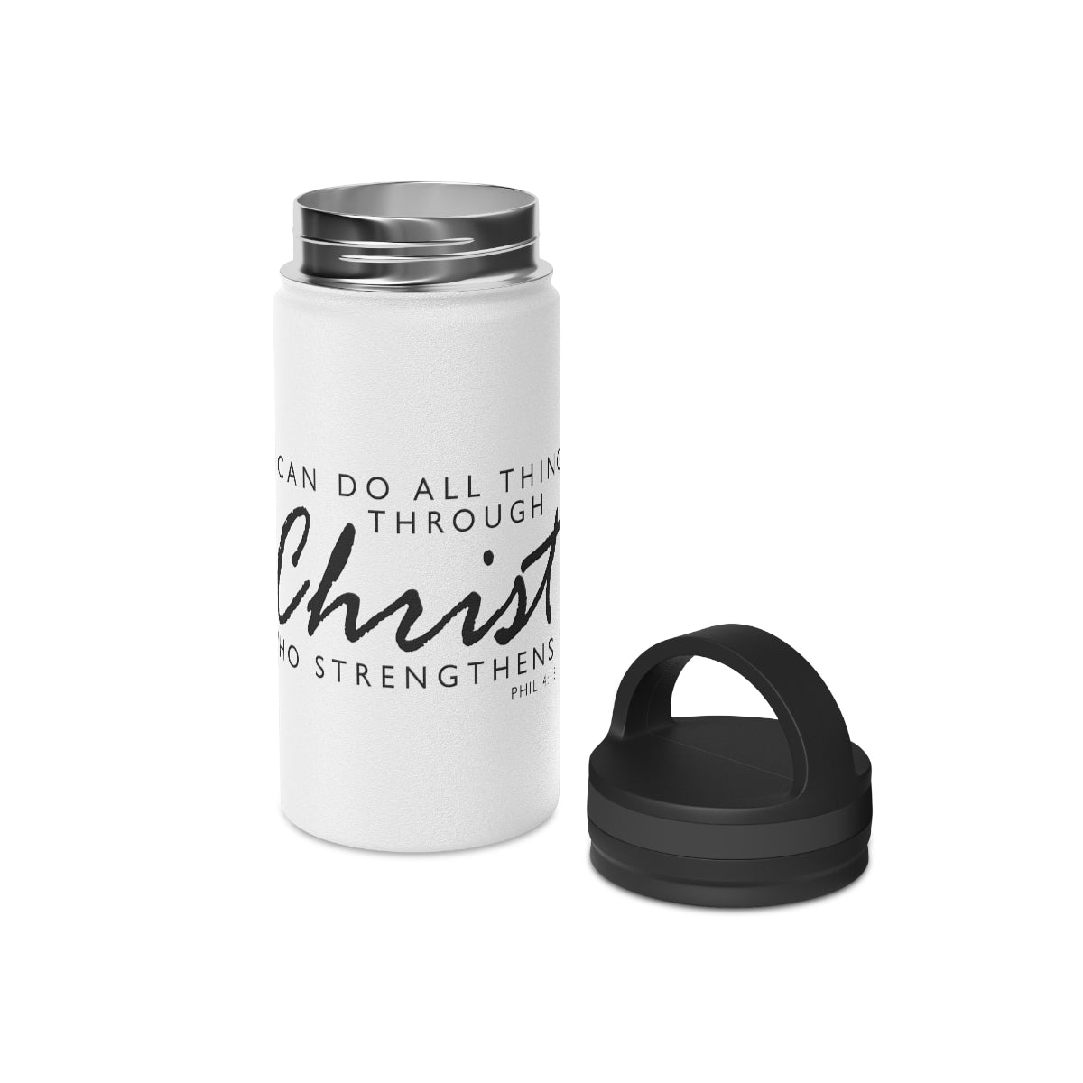 C- Stainless Steel Water Bottle, Handle Lid
