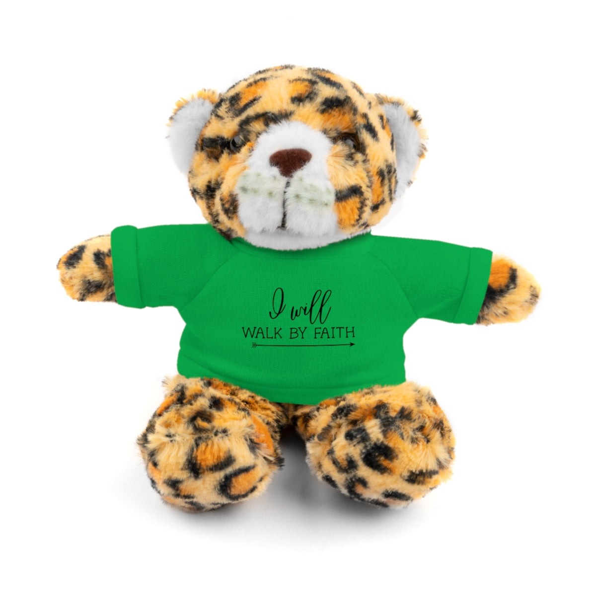 C- I Will Walk By Faith Stuffed Animals with Tee