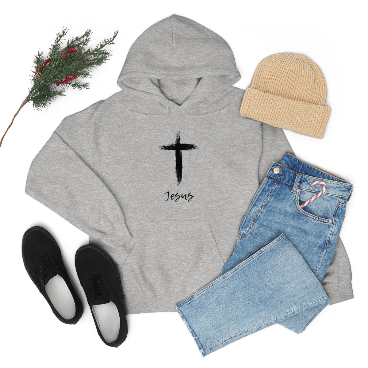 C- Jesus Cross Hoodie