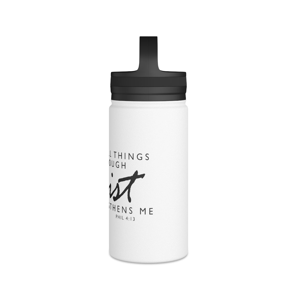 C- Stainless Steel Water Bottle, Handle Lid