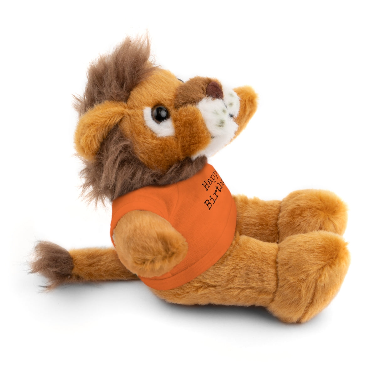 SA- Happy Birthday Black Font Stuffed Animals with Tee