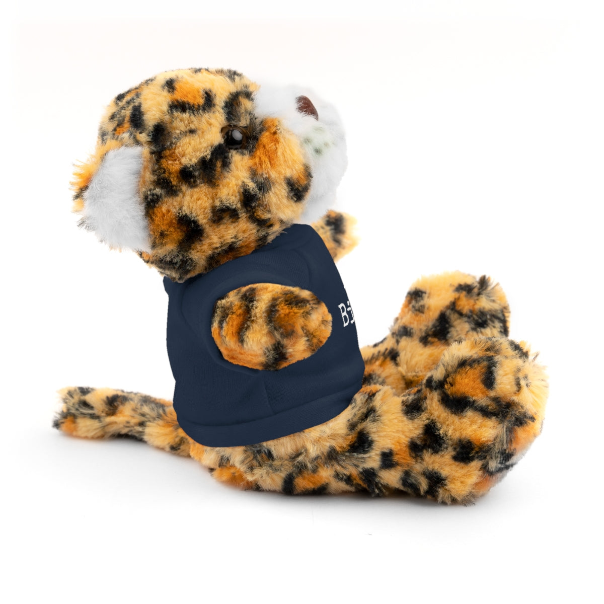 SA- Happy Birthday White Font Stuffed Animals with Tee