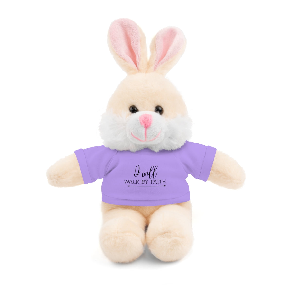 C- I Will Walk By Faith Stuffed Animals with Tee