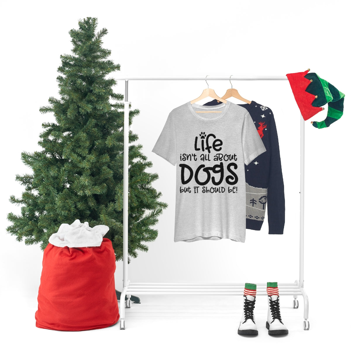 P- Life Isn't All About Dogs Tee