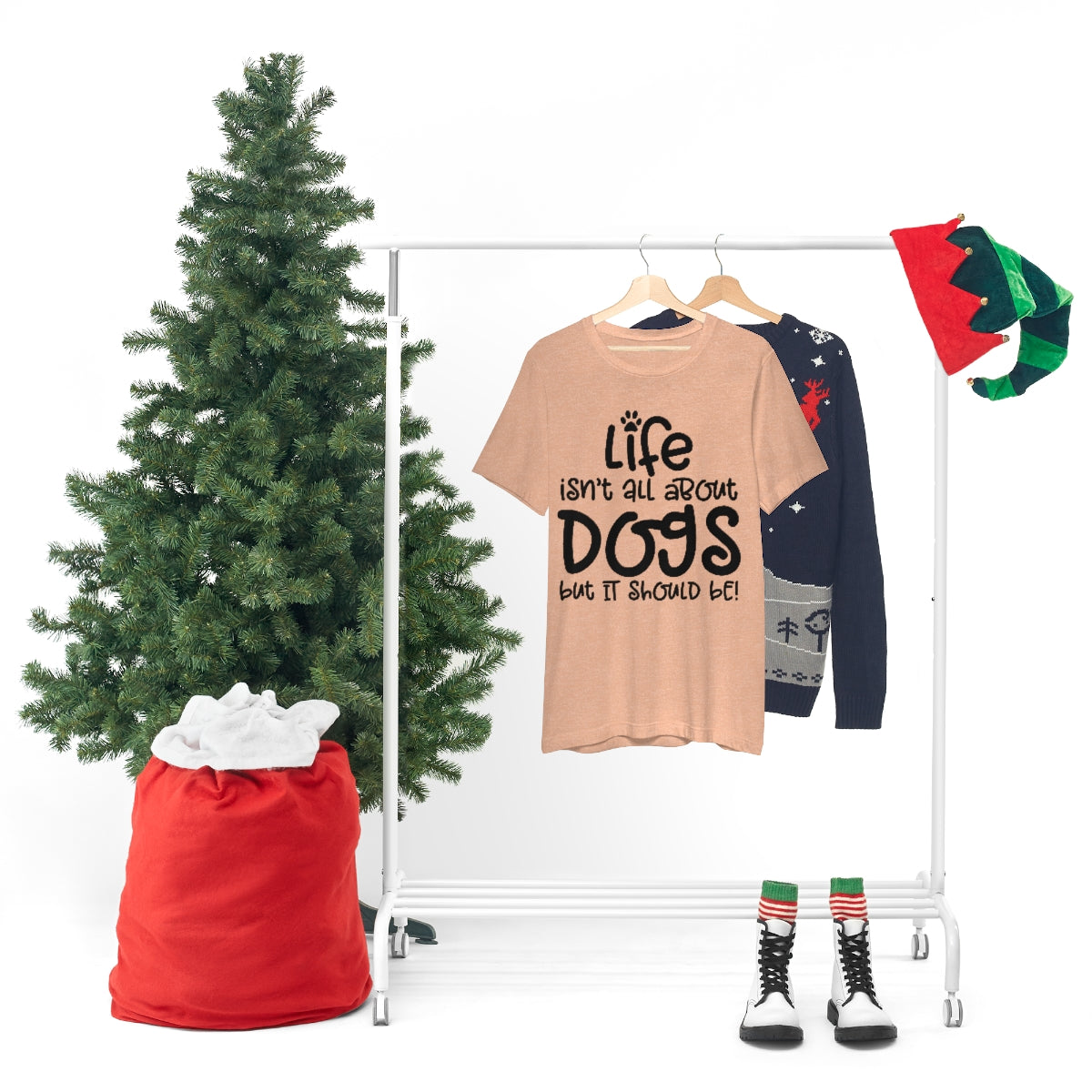 P- Life Isn't All About Dogs Tee