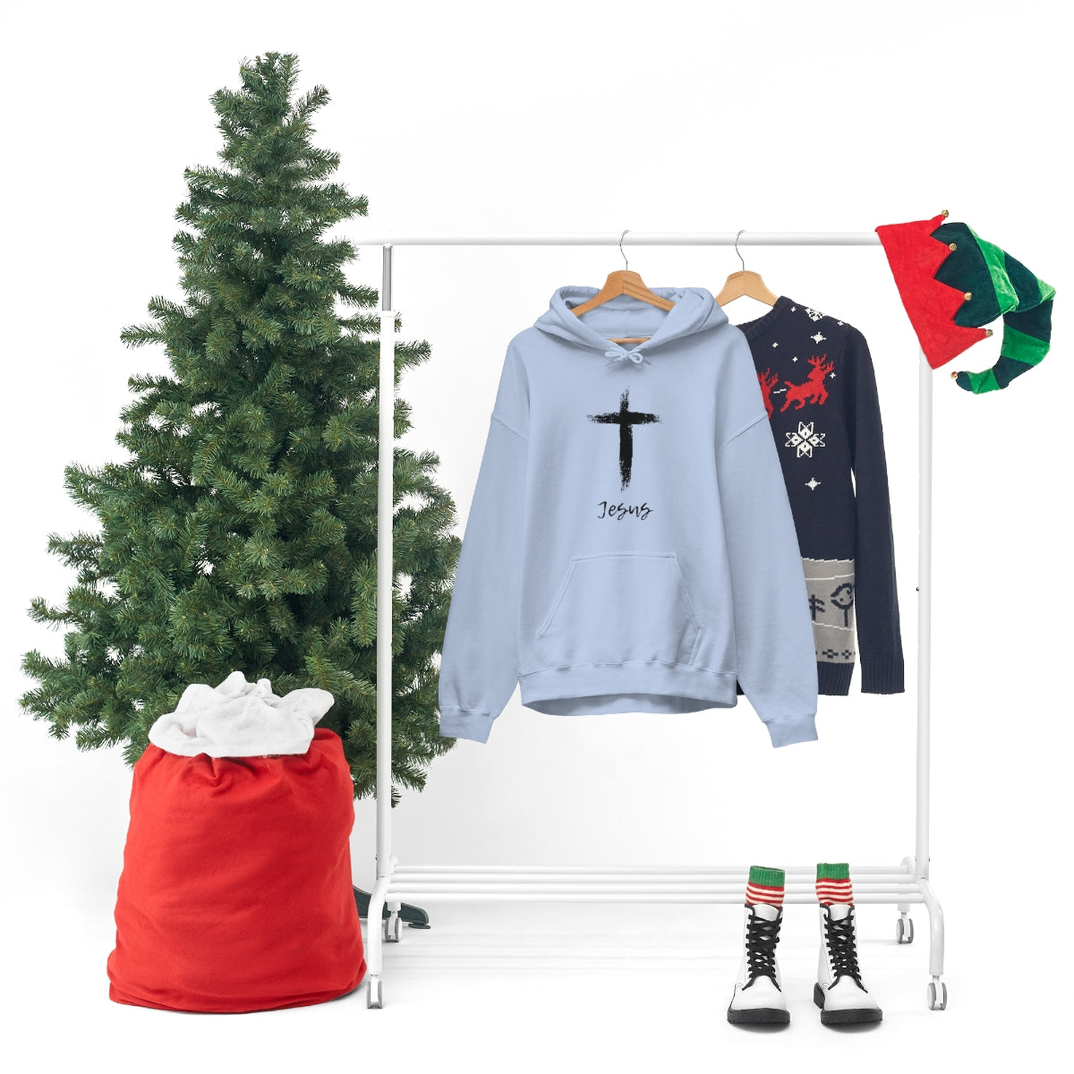 C- Jesus Cross Hoodie