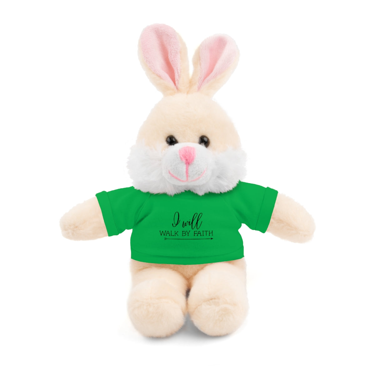 C- I Will Walk By Faith Stuffed Animals with Tee