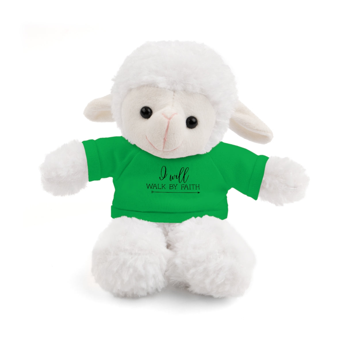 C- I Will Walk By Faith Stuffed Animals with Tee
