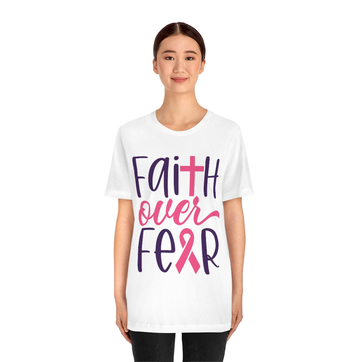 CAN- Faith Over Fear Cancer  Tee