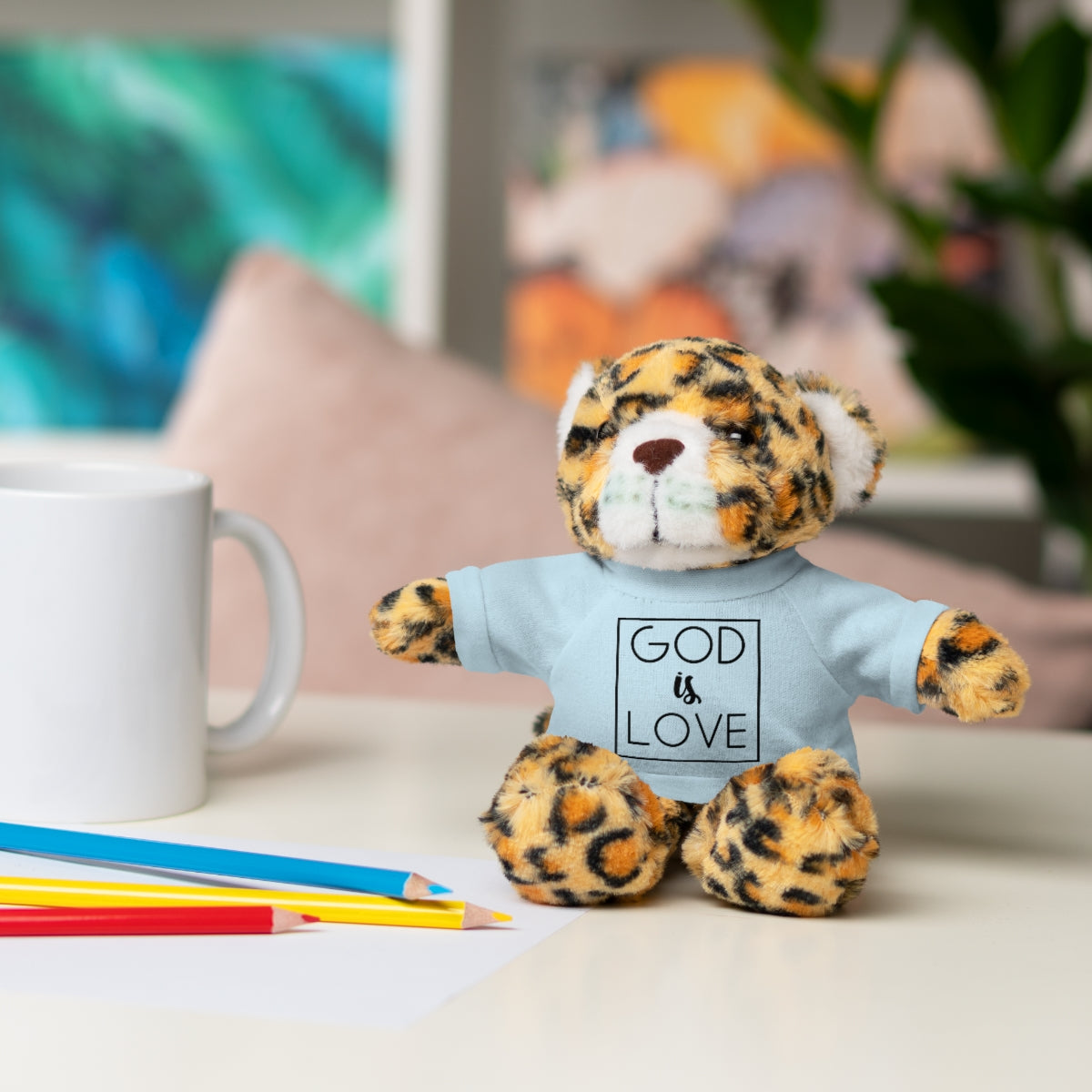 C- God Is Love Stuffed Animals with Tee