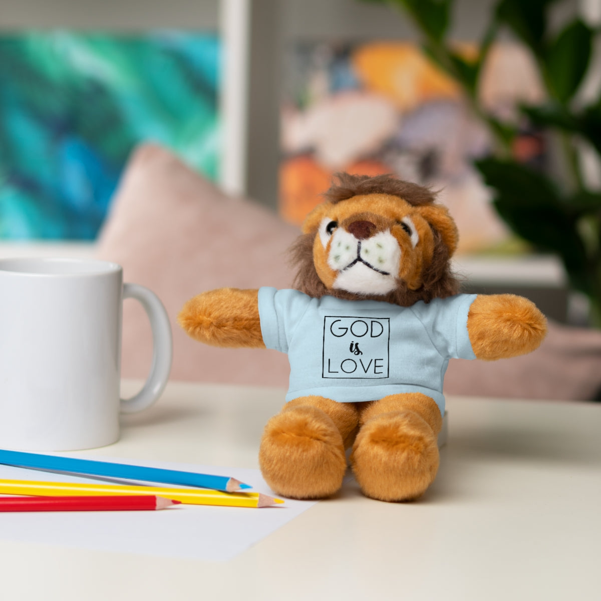 C- God Is Love Stuffed Animals with Tee