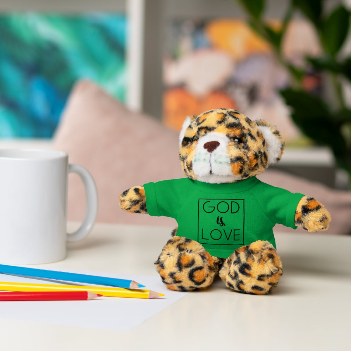 C- God Is Love Stuffed Animals with Tee