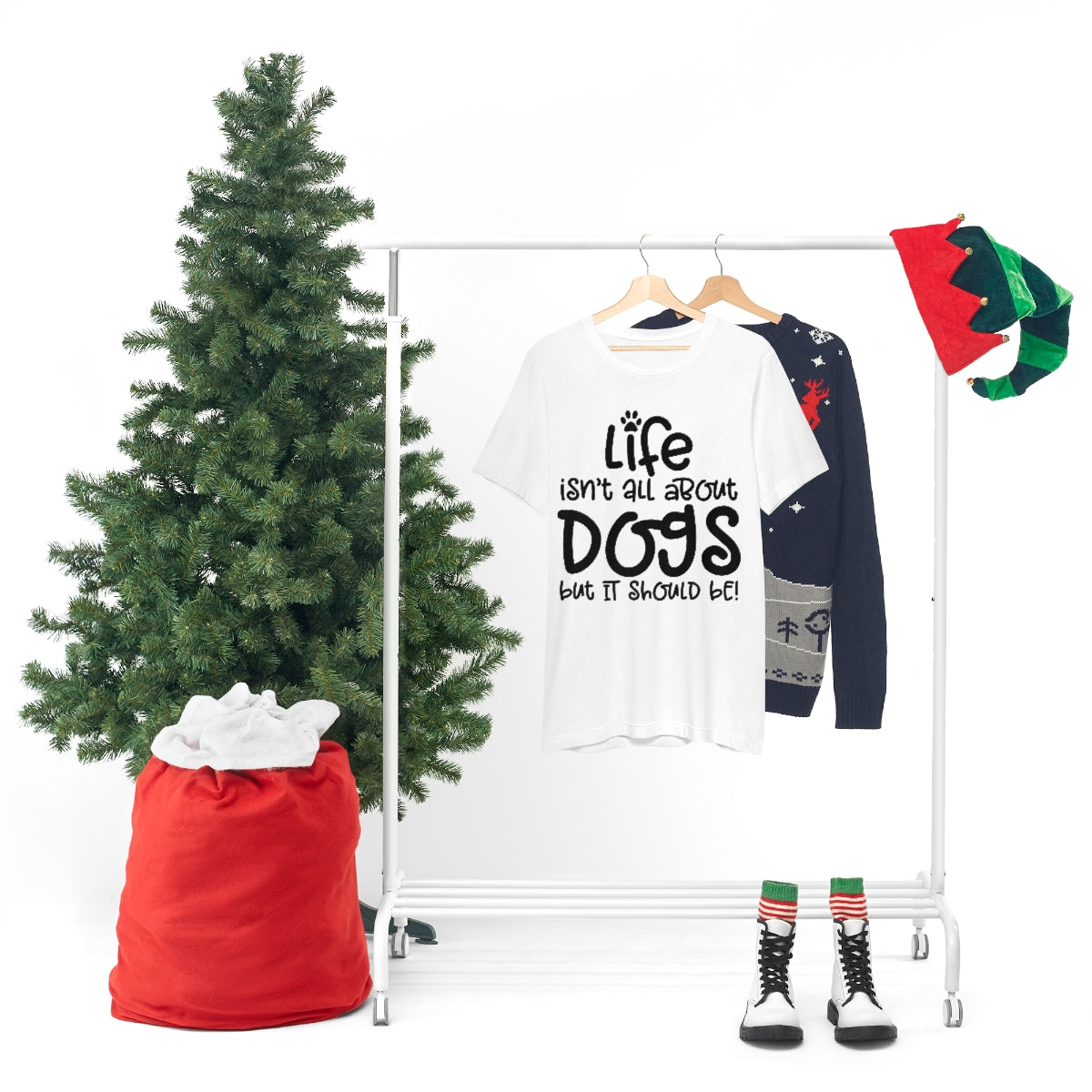 P- Life Isn't All About Dogs Tee
