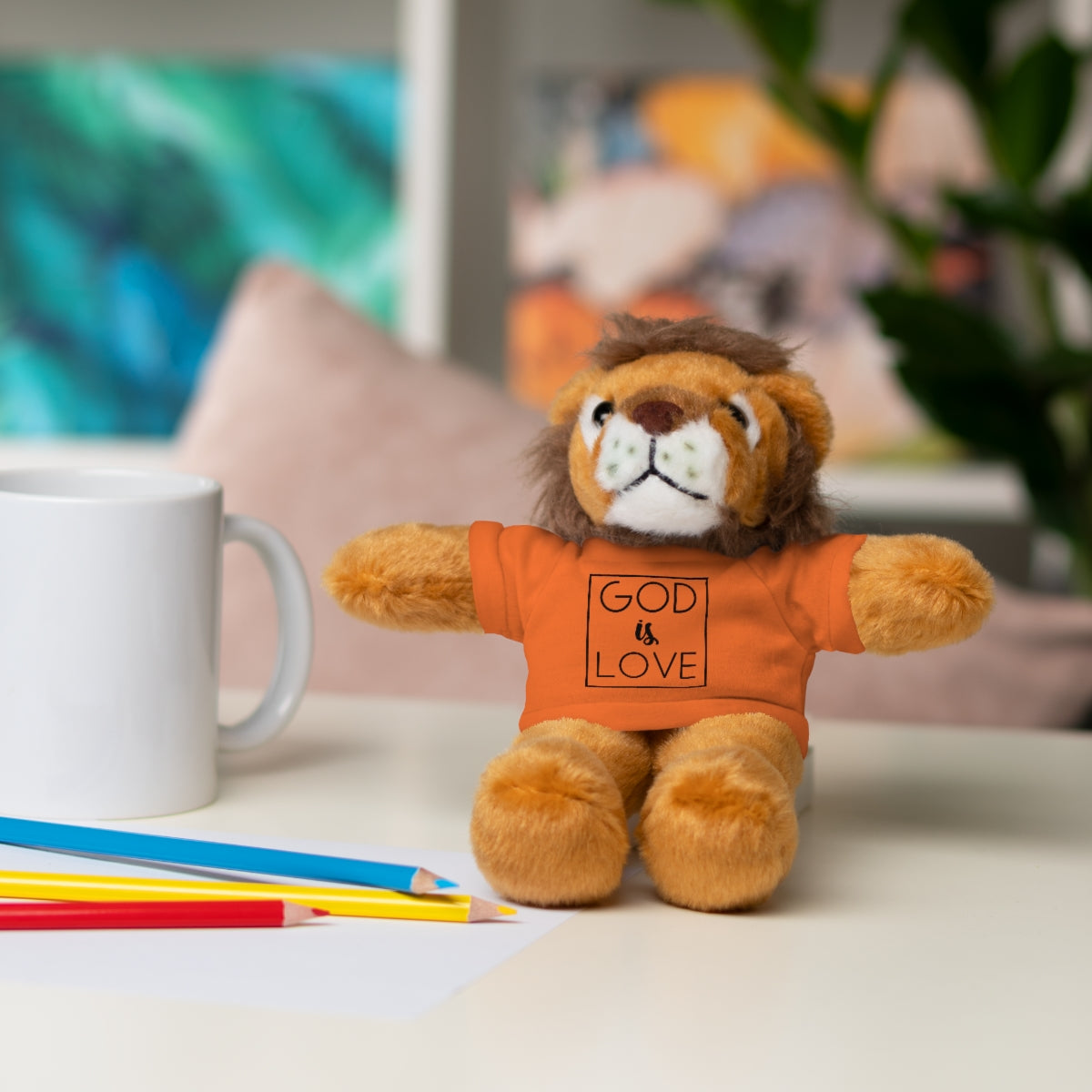 C- God Is Love Stuffed Animals with Tee