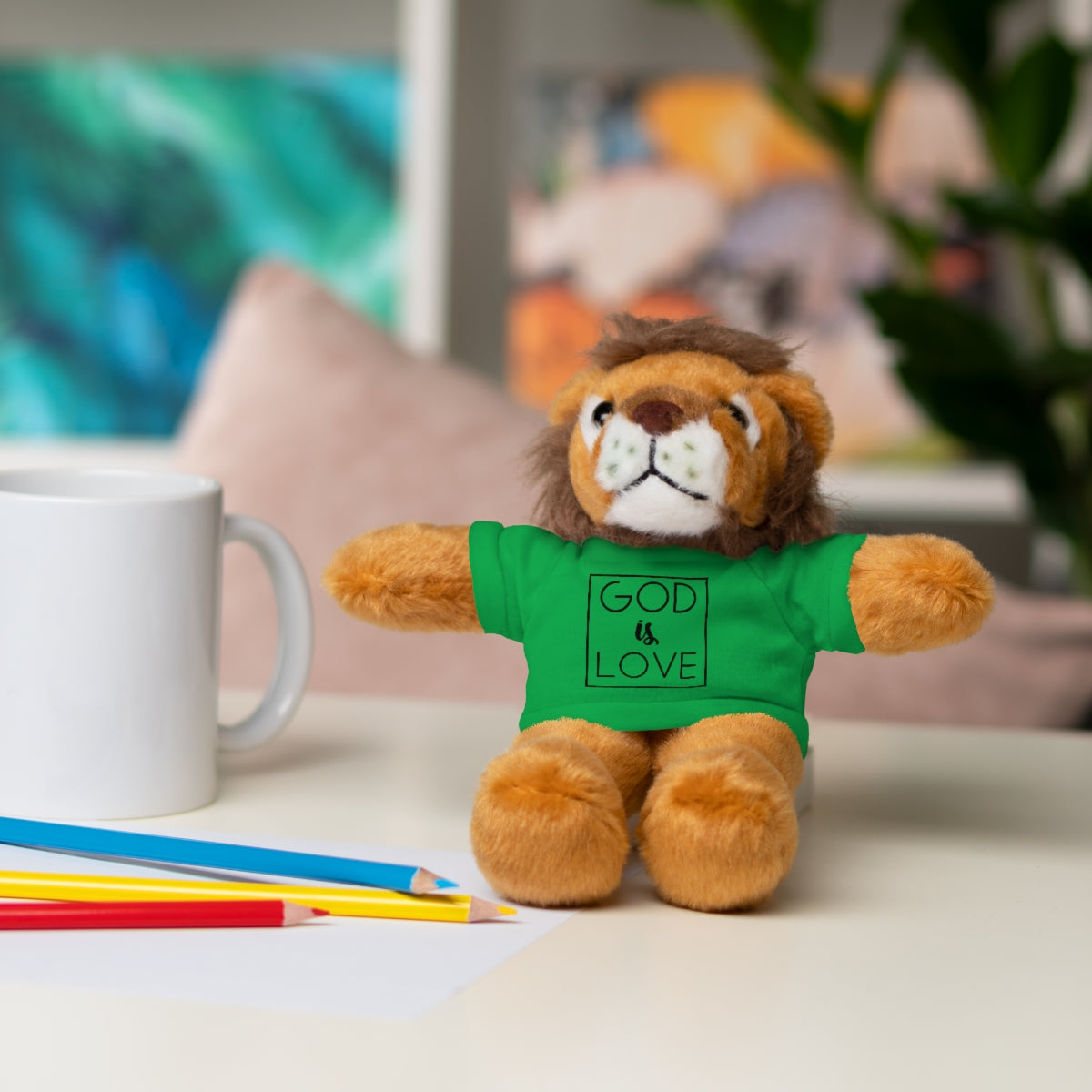 C- God Is Love Stuffed Animals with Tee