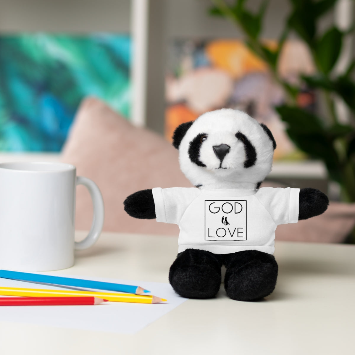 C- God Is Love Stuffed Animals with Tee